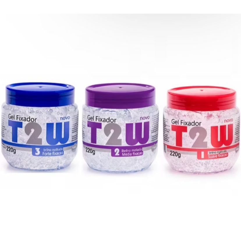Gel Fixador Modelador Para Cabelo T2W 220g | Shopee Brasil
