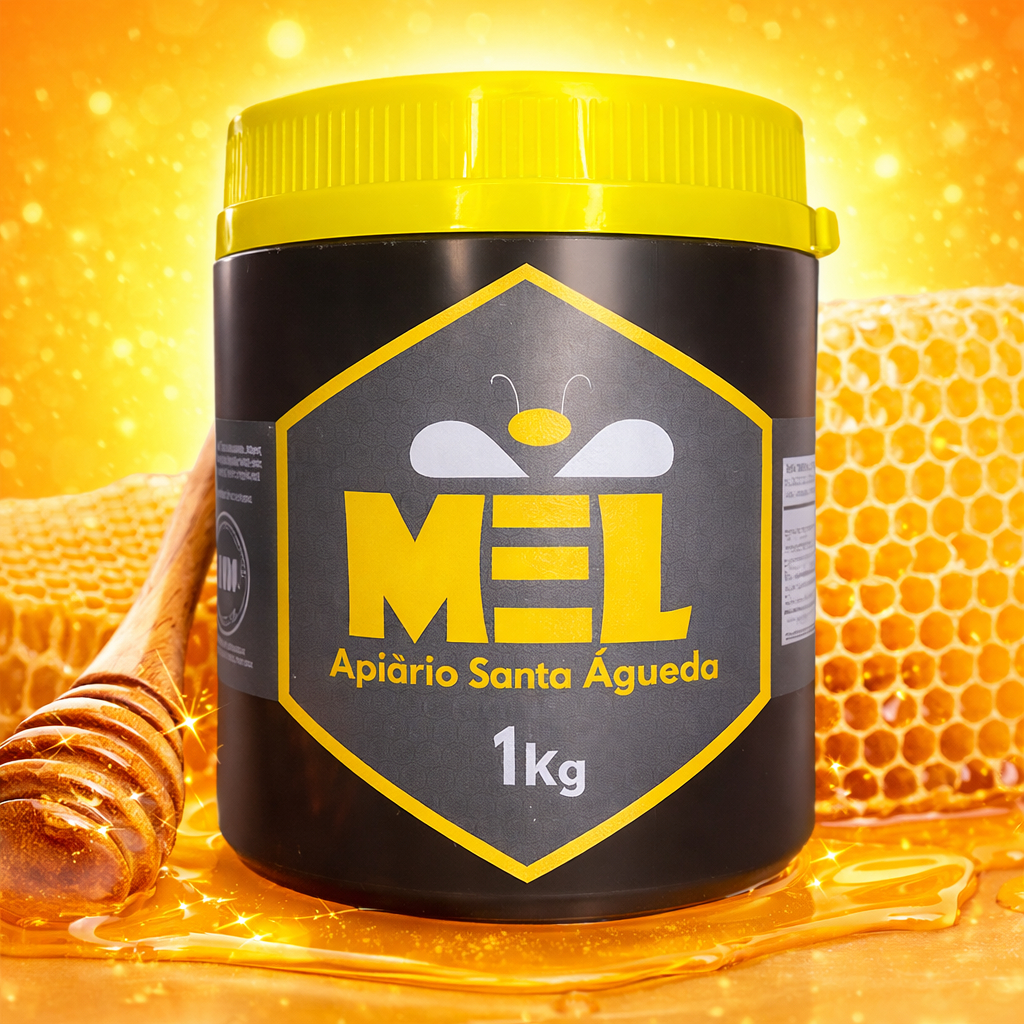 Mel Apiário Santa Agueda - 1kg - Mel Puro
