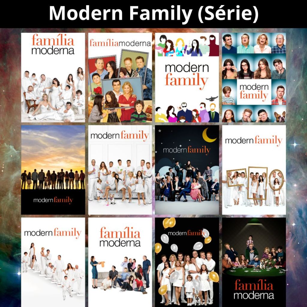 Placa Decorativa MDF (14x20cm ou 20x28cm) Modern Family (Série