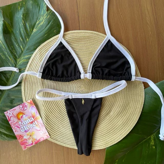 Biquíni para Marquinha de Fita Cortininha Fio Dental para o Verão Biquíni Bronze Perfeito em Oferta na Shopee
