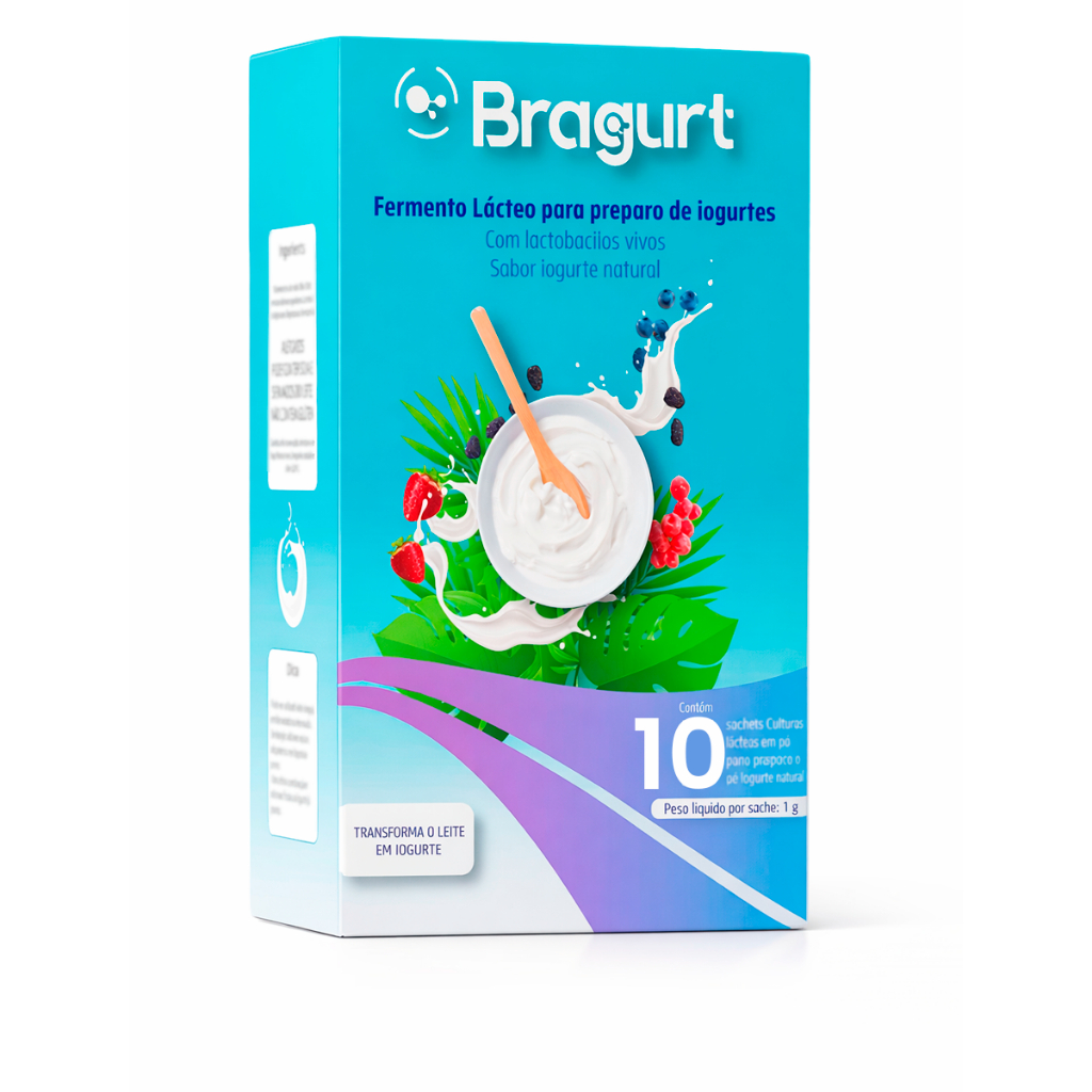 Fermento Lácteo Para Iogurte Natural Lactobacilos Caseiro Rende 10 ...