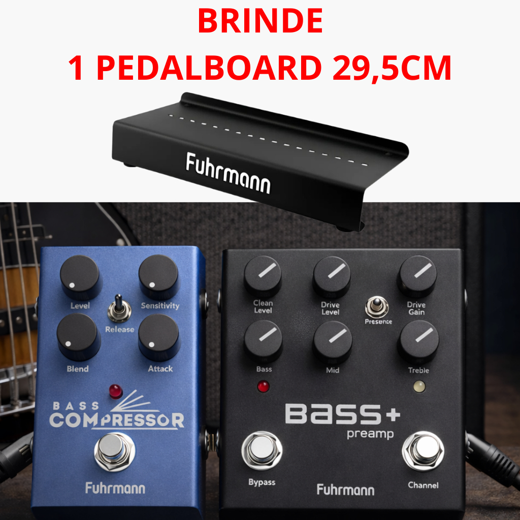 ベース ENDROLL / Bass Drive Pre Amp Pedal baixo Preamp Drive Fuhrmann BASS+ Direct Garantia 1ano