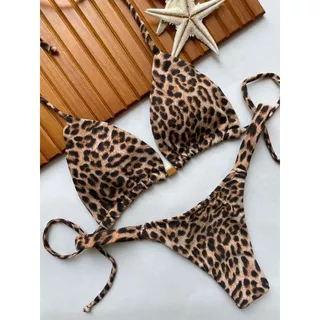 Conjunto Biquini Cortininha com Bojo Removivel e Calcinha Fita Fio Dental Marquinha Bronze Várias Cores em Oferta na Shopee