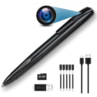 Mini Caneta Portátil Espiã E Câmera Escondida 1080p 32g 1 em Oferta na Shopee