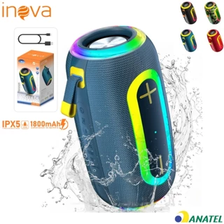 INOVA Caixa Som Estéreo Alta Fidelidade Tws Party Ipx5 Speaker 1800mAh em Oferta na Shopee