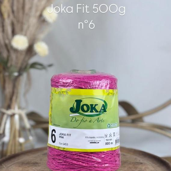 Barbante Colorido 500g N°6 - Joka Fit Novelos | Shopee Brasil