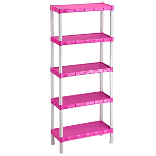 Estante Modular 5 Prateleiras Rosa Pink Multi Uso Quarto Infantil Organização em Oferta na Shopee