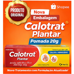 CALOTRAT PLANTAR CREME 20G - ACIDO SALICILICO - KLEY HERTZ | Shopee Brasil