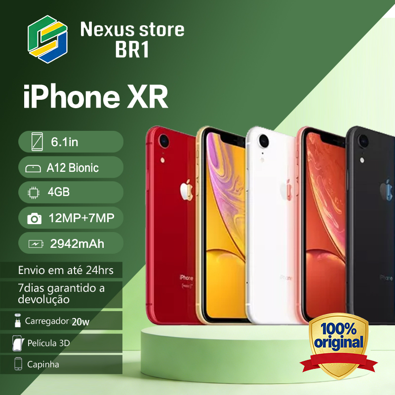 iPhone XR 64GB/128GB Mostruario Vitrine Original | Shopee Brasil