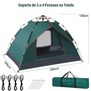 Barraca Camping 2-4-6 Pessoas - Barraca De Acampamento A Prova D'Água - Barraca Camping Praia em Oferta na Shopee