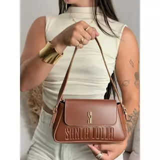 Bolsa feminina pequena baguete alça de ombro e alça transversal elegante lançamento