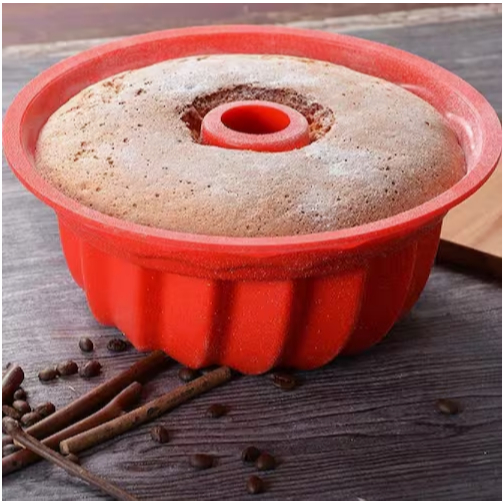 Assadeira Forma Silicone Para Bolo Torta Gelada Pudim Gelati