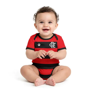 Body Flamengo Proteção UV Torcida Baby em Oferta na Shopee