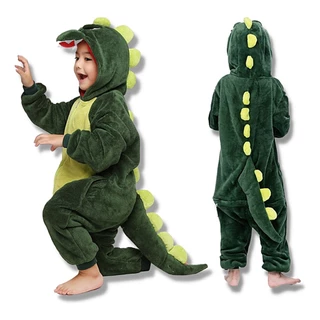 Pijama de Dinossauro Infantil De Pelúcia Personagem Desenho Animado Anime Cosplay em Oferta na Shopee