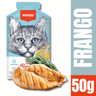Wanpy Meat Broth para Gatos 50g Caldo Natural Snack Úmido em Oferta na Shopee