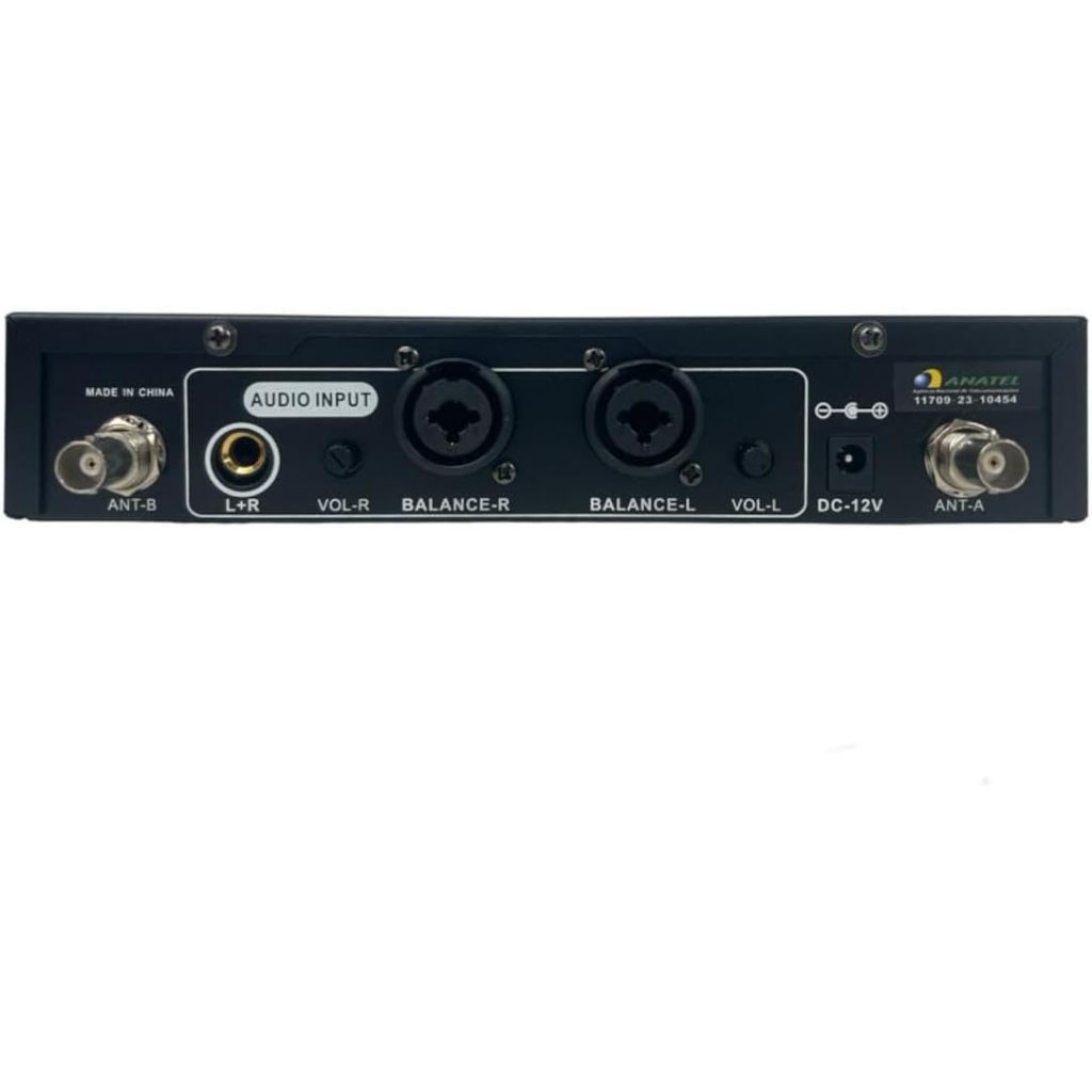 Monitor Sem Fio In Ear Dylan Dsm-300 Duplo Receptor Uhf 100 Cor Preto ...