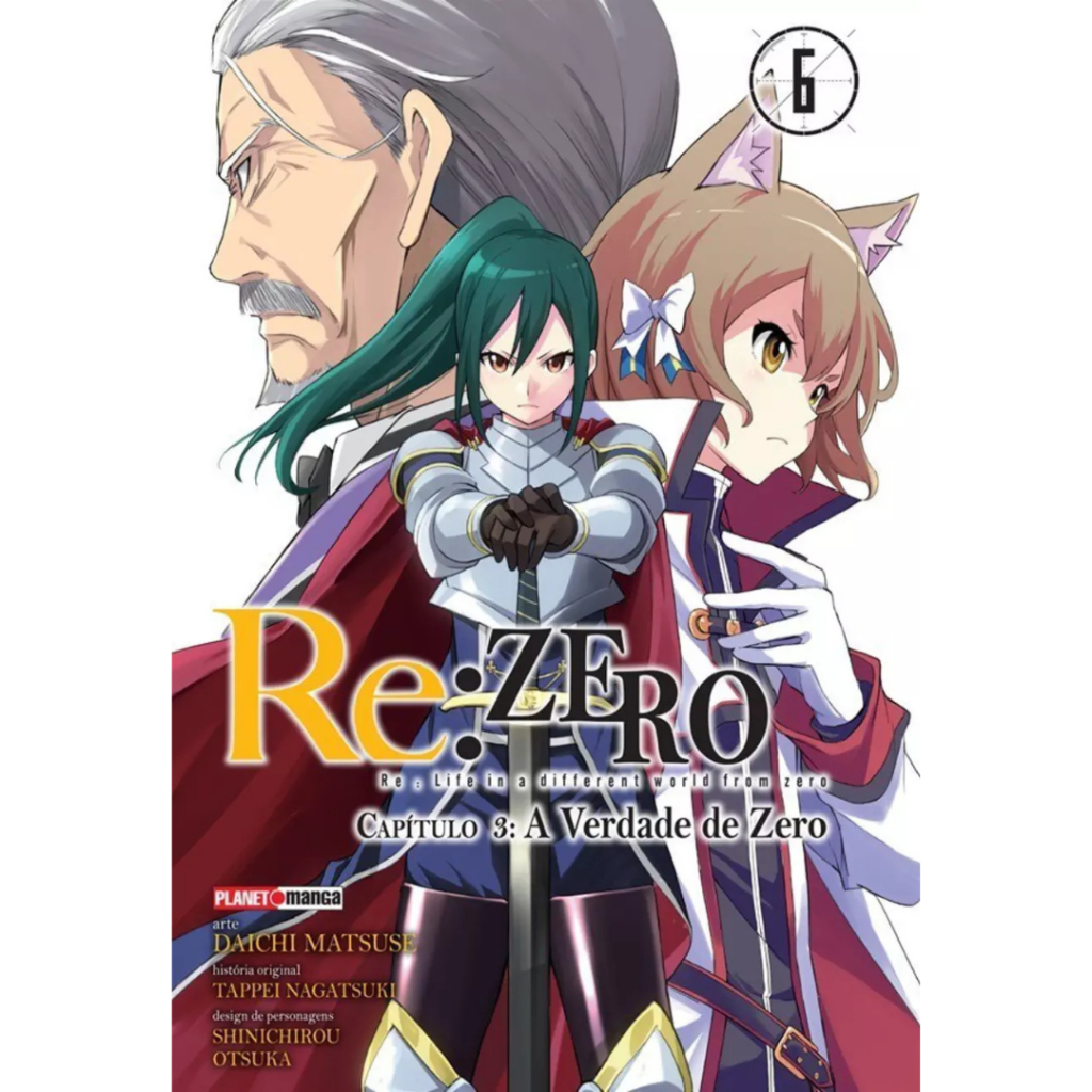 Re: Zero Capitulo 3 - A Verdade De Zero Vol. 6 | Shopee Brasil