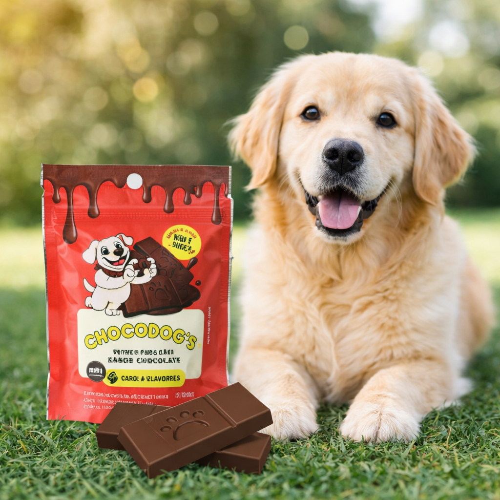 Chocodogs - Petisco sabor chocolate pra cachorro - Sachê Tradicional ...