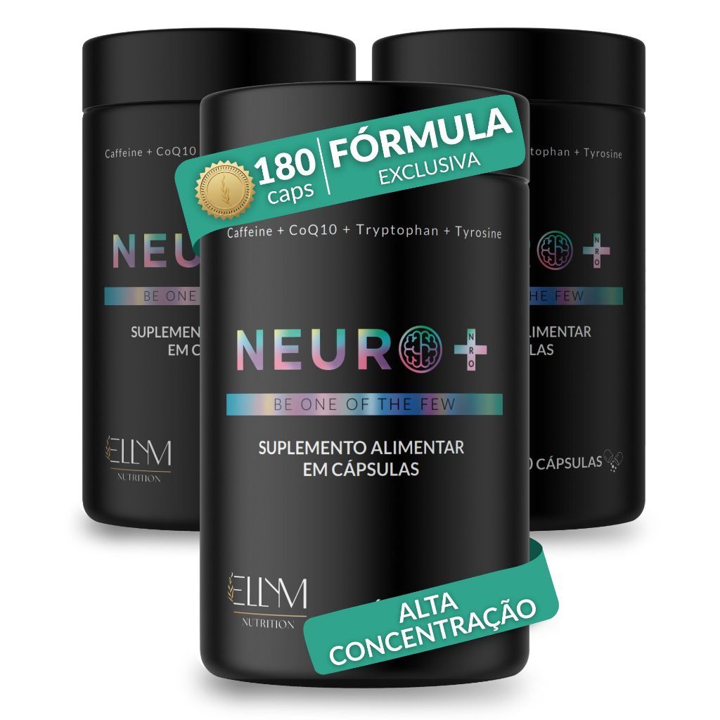 Neuro+ 60 Capsulas ELLYM NUTRITION Nootropicos Multivitaminico Foco ...