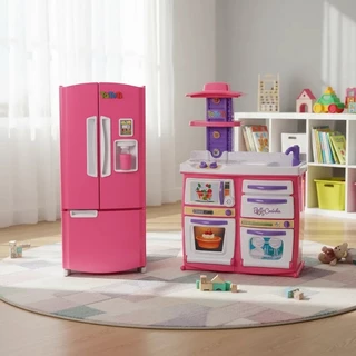 Cozinha e Geladeira Infantil Completa Bella Cozinha - TaTeTi