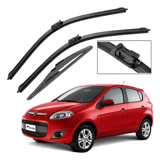 Jogo de Palheta Limpador de Parabrisa P/ Palio Atractive 2012 2013 2014 2015 2016 em Oferta na Shopee