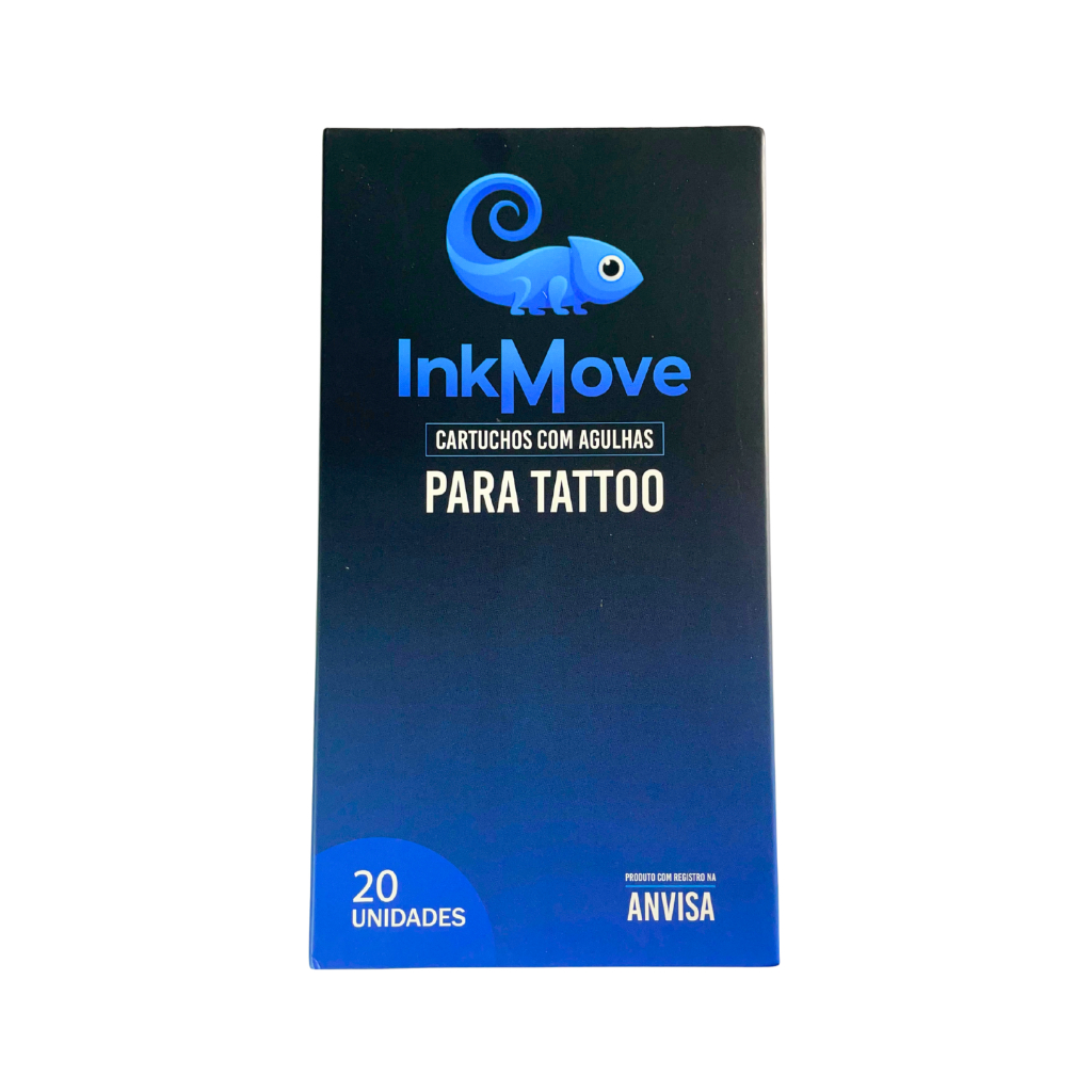 Cartucho Tatuagem Ink Move kit 5 Unidades agulhas Compatível maquinas pen Universal RL RS RM Tattoo