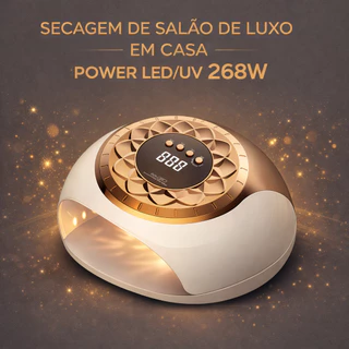 Cabine de Unha Sun S9 268W LED UV 57 LEDs Profissional Secagem Rápida Gel em Oferta na Shopee