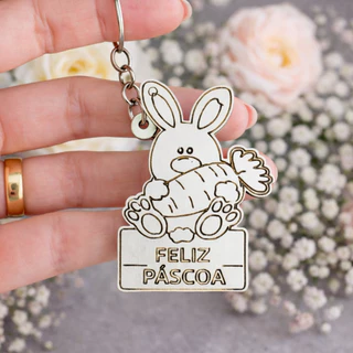 10 Chaveiros brindes Lembranças Brindes Páscoa cor branca MDF em Oferta na Shopee