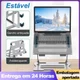 Suporte para Notebook em Alumínio Reforçado Ajustável Dobrável Base Firme e Estável para Laptop 10 a 17 Polegadas