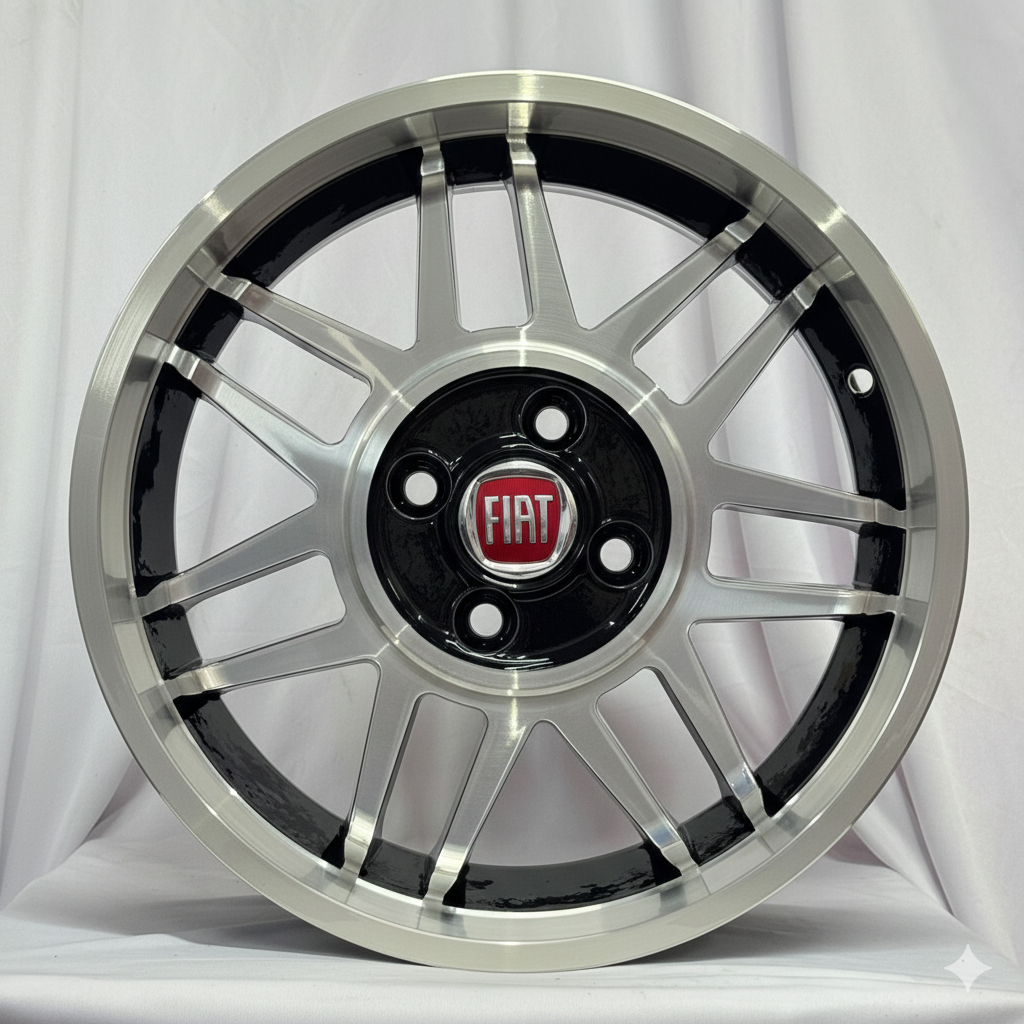 Jogo De Roda Aro 15 Snowflakes Fiat Uno Mille 1.0 Palio Mpi 1998/99 ...