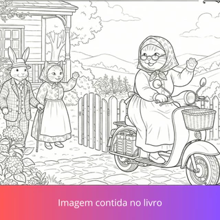 Livro de colorir: Sr.Coelho e Sra. Gata/ 48 desenhos para colorir/uma ilustração por folha em Oferta na Shopee