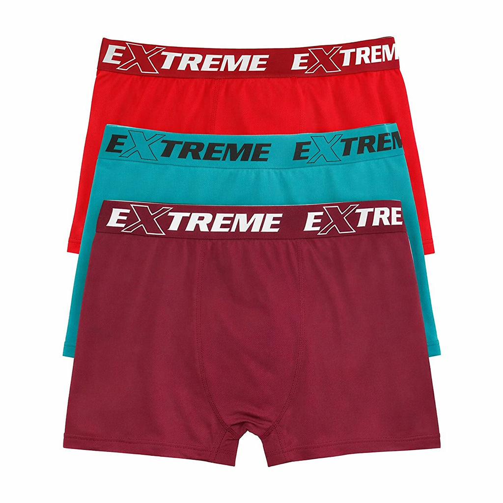 Kit 3 Cueca Boxer Masculina 100% Algodão Super Confortável