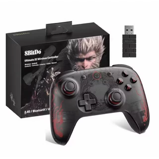 Controle Gamer Sem Fio 8BitDo Ultimate 2C 2.4G Black Myth Wukong Hall Effect para Windows e Android