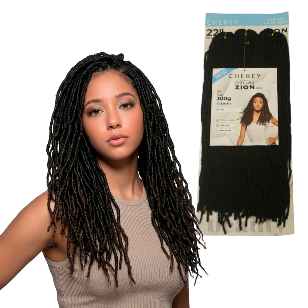 Cabelo Sintetico Dread Faux Locs Zion 300g 55cm Cherey | Shopee Brasil