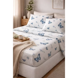 Jogo de Lençol Casal Queen King e Super King 3 Peças Elástico 180 Fios em Oferta na Shopee