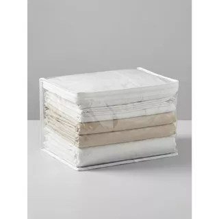 Kit 10 Sacos Organizadores Multiuso Grande com Zíper 45×45×20 cm