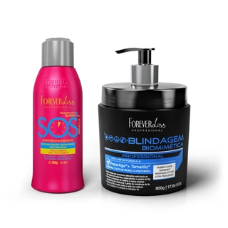 Kit Sos Antiemborrachamento Com Blindagem Biomimética Forever Liss em Oferta na Shopee