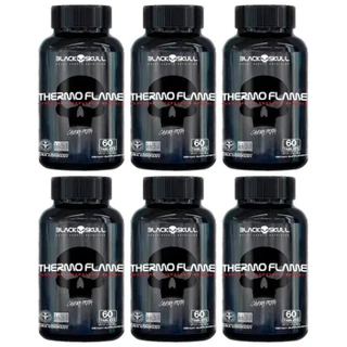Atacado - Termogênico Thermo Flame - 6 unidades - Black Skull