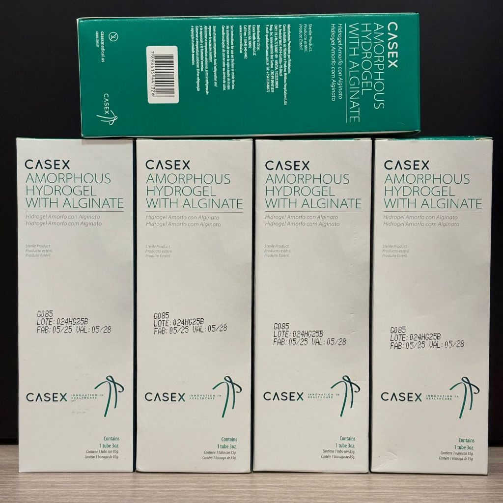 Kit c/ 5 Pomadas Hidrogel com Alginato 85g - Casex | Shopee Brasil