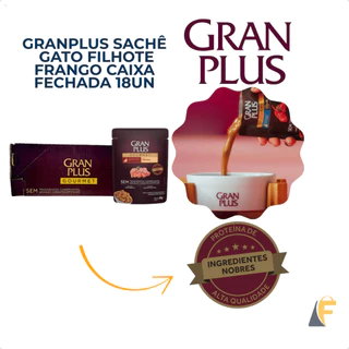 Gran Plus Ração Úmida Gourmet Gatos Adulto Atum 85g Sachê em Oferta na Shopee