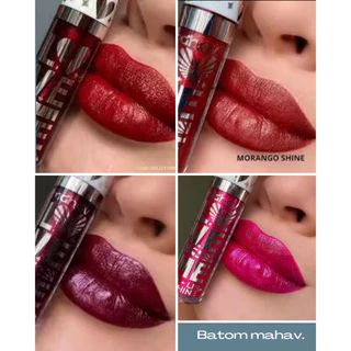 Lip Tint Shine Love Me Mahav - Lábios vibrante e com glitter em Oferta na Shopee