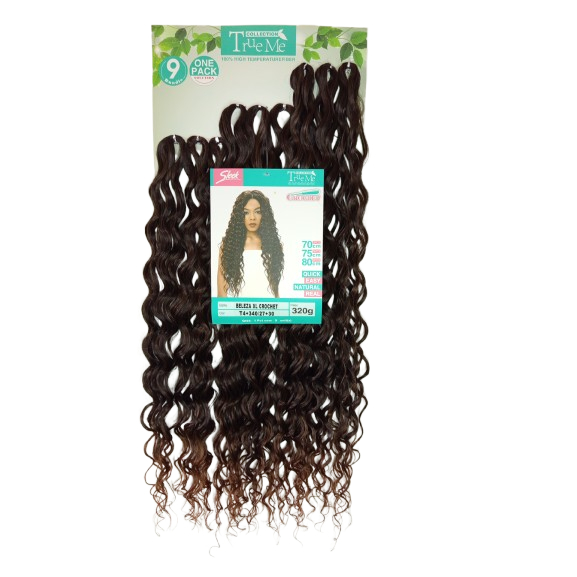 Cabelo Orgânico Sleek True Me Beleza Xl Crochet 75cm 320g | Shopee