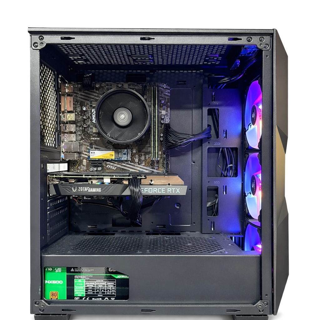 PC GAMER TITAN AMD RYZEN 7 5700G/32GB RAM/NVME 1TB/NVIDIA RTX 3060