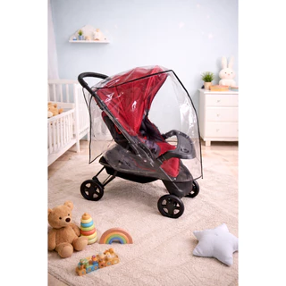 Capa de Chuva Carrinho de Bebê PVC Capa AJUSTÁVEL PROTEÇÃO em Oferta na Shopee