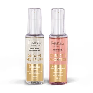 Kit Óleos Superpoderosos Brilho e Crescimento Forever Liss em Oferta na Shopee