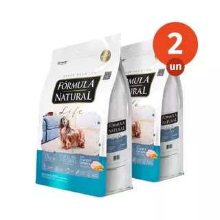 Kit 2 Ração Fórmula Natural Life Cães Sênior Mini e Pequeno 1kg Adimax Total de 2kg em Oferta na Shopee