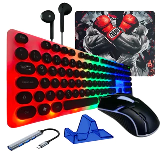 Kit Mobilador Para Celular Gamer Com Tripe Mouse Teclado Led em Oferta na Shopee
