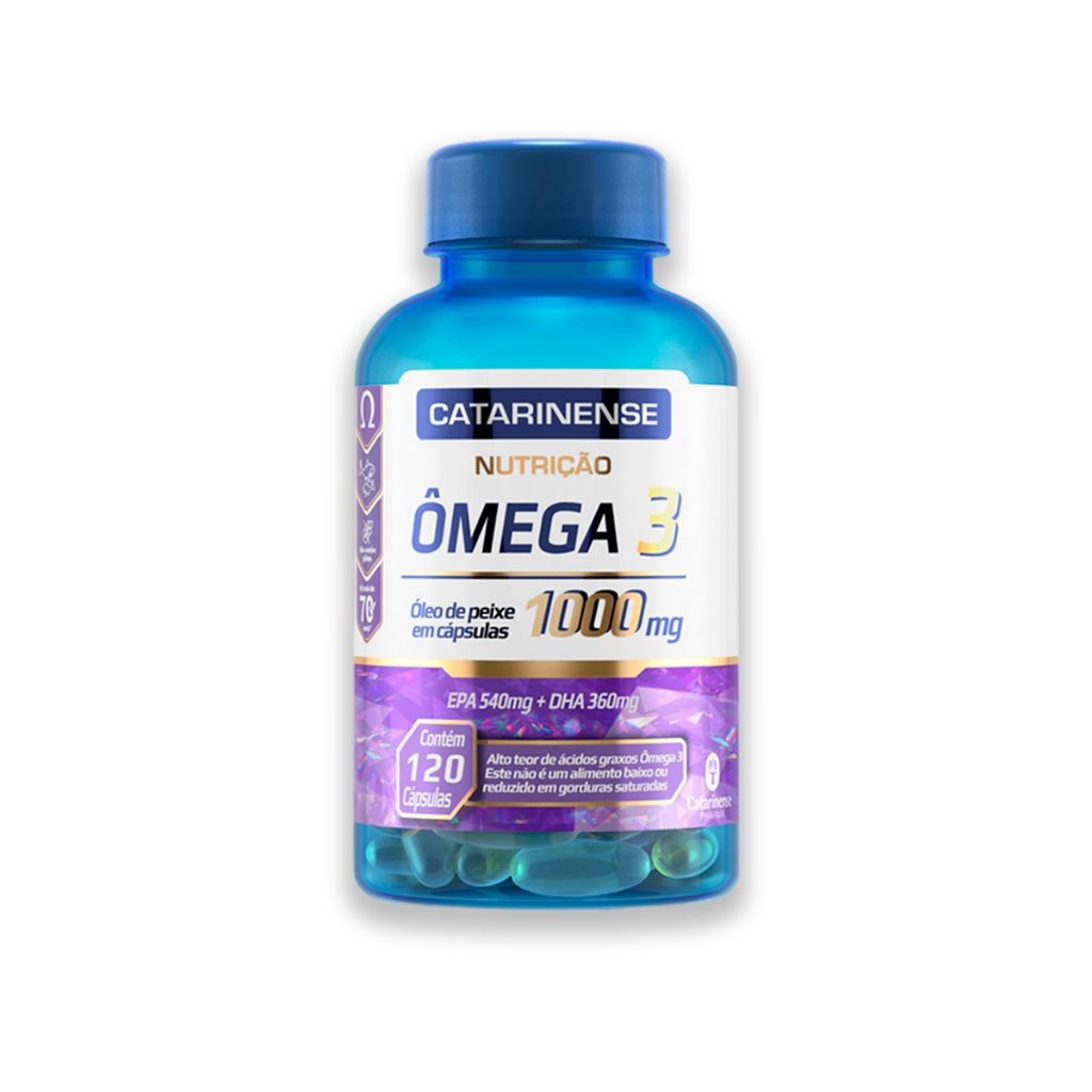 Ômega 3 1000mg Catarinense 120 Cápsulas