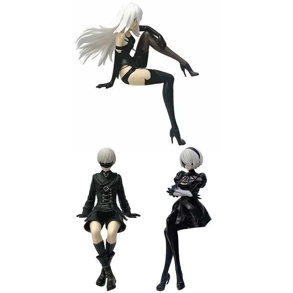 2B A2 e 9S Nier:Automata 15 cm Action Figure Setup Gamer SEM caixa