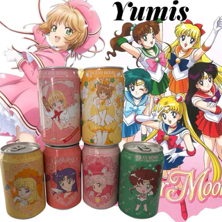 Refrigerante Ocean Bomb Lata 330 ml Sakura Card Captors e Sailor Moon